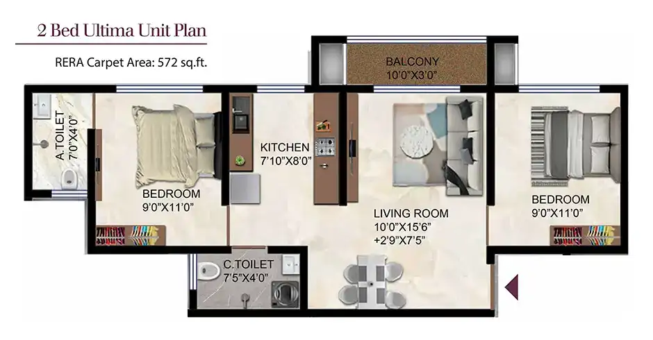 Venus City Dombivli Floor Plans