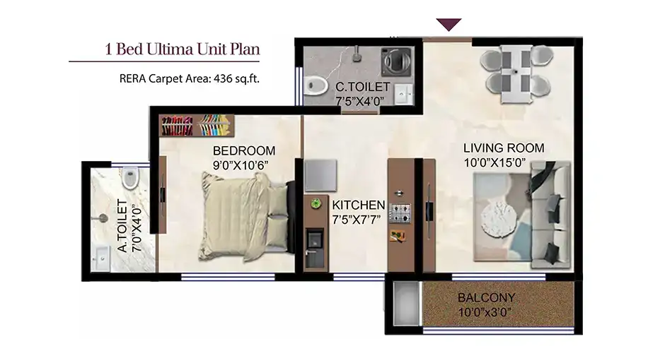 Venus Skky City Dombivli Floor Plans